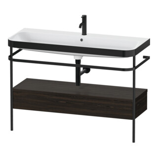 Duravit Möbelwaschtisch-Kombi Happy D.2 Plus 117,5x49cm, m Konso, 1 Lad, 1 HL, N geb.