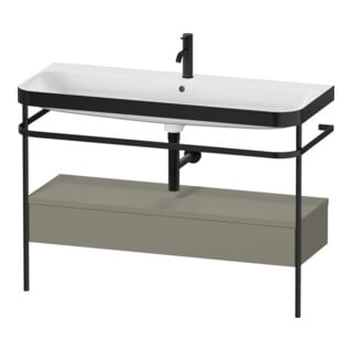 Duravit Möbelwaschtisch-Kombi Happy D.2 Plus 117,5x49cm, m Konso, 1 Lad, 1 HL, st-g m
