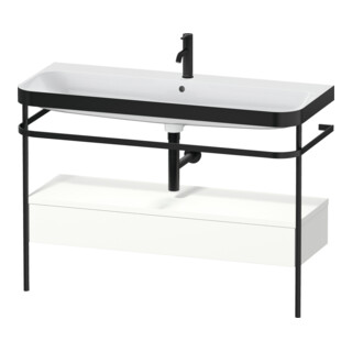 Duravit Möbelwaschtisch-Kombi Happy D.2 Plus 117,5x49cm, m Konso, 1 Lad, 1 HL, w m