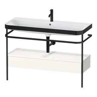 Duravit Möbelwaschtisch-Kombi Happy D.2 Plus 117,5x49cm, m Konso, 1 Lad, 1 HL, we hgl