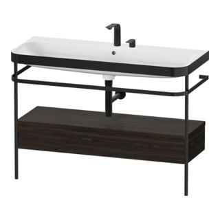Duravit Möbelwaschtisch-Kombi Happy D.2 Plus 117,5x49cm, m Konso, 1 Lad, 2 HL, N geb.