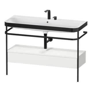 Duravit Möbelwaschtisch-Kombi Happy D.2 Plus 117,5x49cm, m Konso, 1 Lad, 2 HL, No w m