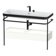 Duravit Möbelwaschtisch-Kombi Happy D.2 Plus 117,5x49cm, m Konso, 1 Lad, 2 HL, w matt