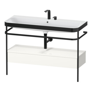 Duravit Möbelwaschtisch-Kombi Happy D.2 Plus 117,5x49cm, m Konso, 1 Lad, 2 HL, we hgl