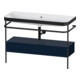 Duravit Möbelwaschtisch-Kombi Happy D.2 Plus 117,5x49cm, m Konso, 1 Lad, o HL, bl m
