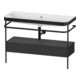 Duravit Möbelwaschtisch-Kombi Happy D.2 Plus 117,5x49cm, m Konso, 1 Lad, o HL, gra m