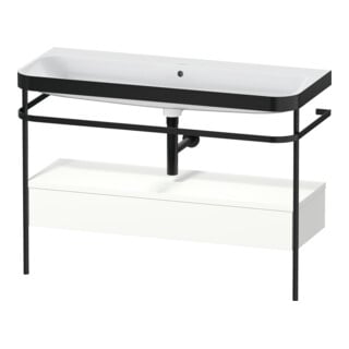 Duravit Möbelwaschtisch-Kombi Happy D.2 Plus 117,5x49cm, m Konso, 1 Lad, o HL, w matt