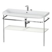 Duravit Möbelwaschtisch-Kombi Happy D.2 Plus 117,5x49cm, m Konso, 2 HL, No we s-matt