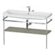 Duravit Möbelwaschtisch-Kombi Happy D.2 Plus 117,5x49cm, m Konso, 2 HL, st-g s-matt-1