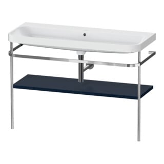 Duravit Möbelwaschtisch-Kombi Happy D.2 Plus 117,5x49cm, m Konso, o. HL, blau s-matt