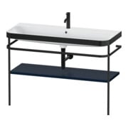 Duravit Möbelwaschtisch-Kombi Happy D.2 Plus 117,5x49cm, m Konsole, 1 HL, blau s-matt-1