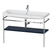 Duravit Möbelwaschtisch-Kombi Happy D.2 Plus 117,5x49cm, m Konsole, 1 HL, blau s-matt