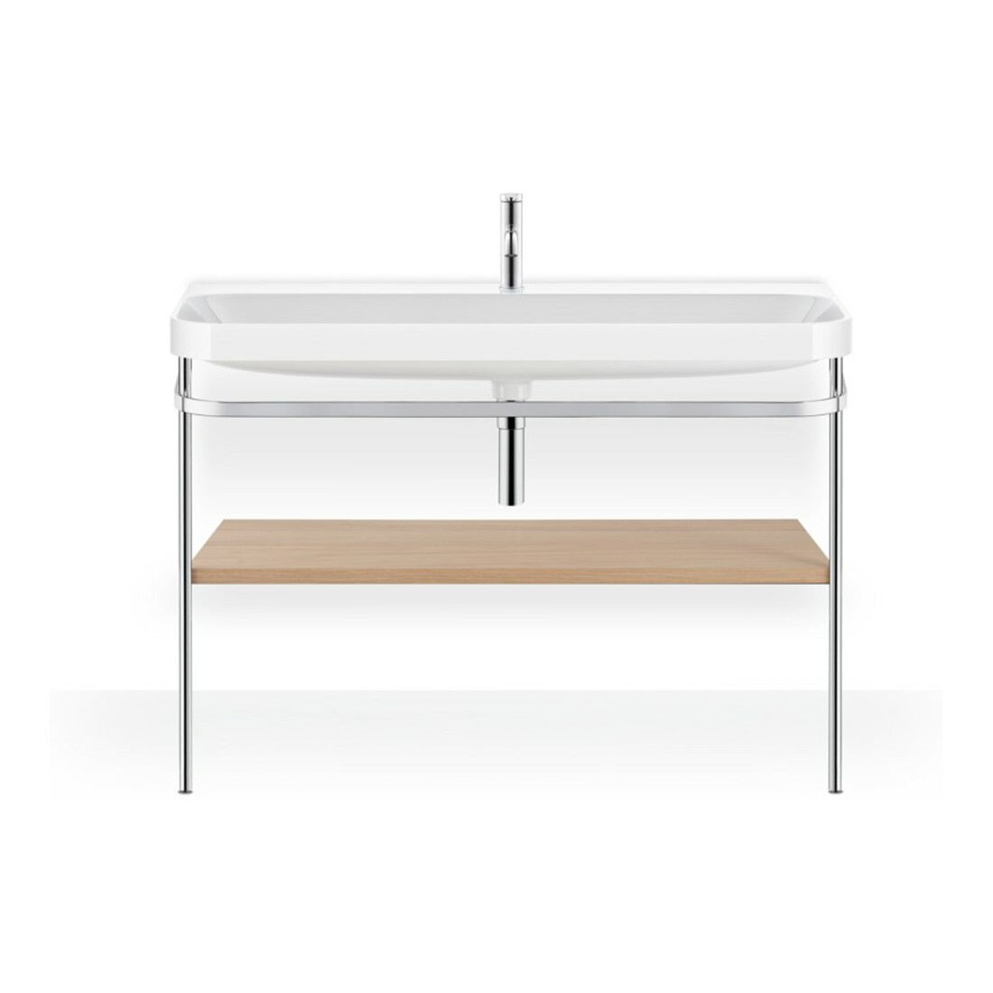 Duravit Möbelwaschtisch-Kombi Happy D.2 Plus 117,5x49cm, m Konsole, 1 HL, Medit. Ei