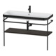 Duravit Möbelwaschtisch-Kombi Happy D.2 Plus 117,5x49cm, m Konsole, 1 HL, Nussb geb.-1
