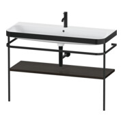 Duravit Möbelwaschtisch-Kombi Happy D.2 Plus 117,5x49cm, m Konsole, 1 HL, Nussb geb.-1