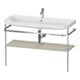 Duravit Möbelwaschtisch-Kombi Happy D.2 Plus 117,5x49cm, m Konsole, 1 HL, Tau s-matt-1