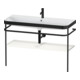 Duravit Möbelwaschtisch-Kombi Happy D.2 Plus 117,5x49cm, m Konsole, 1 HL, we hgl