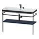 Duravit Möbelwaschtisch-Kombi Happy D.2 Plus 117,5x49cm, m Konsole, 2 HL, blau s-matt-1