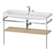 Duravit Möbelwaschtisch-Kombi Happy D.2 Plus 117,5x49cm, m Konsole, 2 HL, Medit. Ei-1