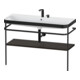 Duravit Möbelwaschtisch-Kombi Happy D.2 Plus 117,5x49cm, m Konsole, 2 HL, Nussb geb.