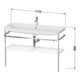 Duravit Möbelwaschtisch-Kombi Happy D.2 Plus 117,5x49cm, m Konsole, 2 HL, Nussb geb.
