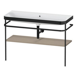 Duravit Möbelwaschtisch-Kombi Happy D.2 Plus 117,5x49cm, m Konsole, o. HL, leinen