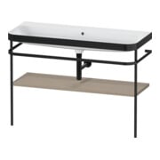 Duravit Möbelwaschtisch-Kombi Happy D.2 Plus 117,5x49cm, m Konsole, o. HL, leinen