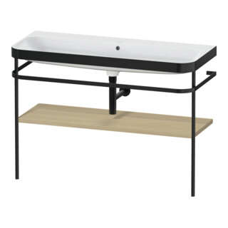 Duravit Möbelwaschtisch-Kombi Happy D.2 Plus 117,5x49cm, m Konsole, o. HL, Medit. Ei