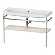 Duravit Möbelwaschtisch-Kombi Happy D.2 Plus 117,5x49cm, m Konsole, o. HL, Tau matt