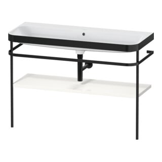 Duravit Möbelwaschtisch-Kombi Happy D.2 Plus 117,5x49cm, m Konsole, o. HL, we hgl