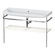 Duravit Möbelwaschtisch-Kombi Happy D.2 Plus 117,5x49cm, m Konsole, o. HL, we hgl
