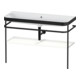 Duravit Möbelwaschtisch-Kombi Happy D.2 Plus 117,5x49cm, m Konsole, o. HL, we s-matt