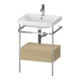 Duravit Möbelwaschtisch-Kombi Happy D.2 Plus 57,5x49cm, 1 HL, Me E, m Kons, 1 Lad-1