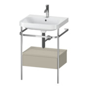 Duravit Möbelwaschtisch-Kombi Happy D.2 Plus 57,5x49cm, 1 HL, T m, m Kons, 1 Lad