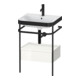 Duravit Möbelwaschtisch-Kombi Happy D.2 Plus 57,5x49cm, 1 HL, w g, m Konso, 1 Lad-1