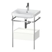 Duravit Möbelwaschtisch-Kombi Happy D.2 Plus 57,5x49cm, 1 HL, w m, m Kons, 1 Lad