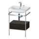 Duravit Möbelwaschtisch-Kombi Happy D.2 Plus 57,5x49cm, 2 HL, N geb, m Kons, 1 Lad-1