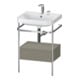 Duravit Möbelwaschtisch-Kombi Happy D.2 Plus 57,5x49cm, 2 HL, st-g m, m Kons, 1 Lad-1