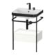 Duravit Möbelwaschtisch-Kombi Happy D.2 Plus 57,5x49cm, 2 HL, w m, m Konso, 1 Lad-1