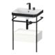 Duravit Möbelwaschtisch-Kombi Happy D.2 Plus 57,5x49cm, 2 HL, w m, m Konso, 1 Lad-1