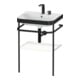 Duravit Möbelwaschtisch-Kombi Happy D.2 Plus 57,5x49cm, 2 HL, we s-matt, m Konsole-1