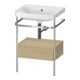 Duravit Möbelwaschtisch-Kombi Happy D.2 Plus 57,5x49cm, o HL, Me E, m Kons, 1 Lad-1