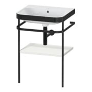 Duravit Möbelwaschtisch-Kombi Happy D.2 Plus 57,5x49cm, o HL, No we s-matt, m Konsole