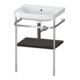 Duravit Möbelwaschtisch-Kombi Happy D.2 Plus 57,5x49cm, o. HL, Nussb geb., m Konsole-1
