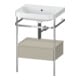 Duravit Möbelwaschtisch-Kombi Happy D.2 Plus 57,5x49cm, o HL, T m, m Kons, 1 Lad-1