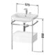 Duravit Möbelwaschtisch-Kombi Happy D.2 Plus 57,5x49cm, o HL, T m, m Kons, 1 Lad