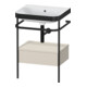 Duravit Möbelwaschtisch-Kombi Happy D.2 Plus 57,5x49cm, o HL, T m, m Konso, 1 Lad-1