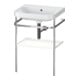 Duravit Möbelwaschtisch-Kombi Happy D.2 Plus 57,5x49cm, o. HL, we s-matt, m Konsole-1