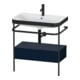 Duravit Möbelwaschtisch-Kombi Happy D.2 Plus 77,5x49cm, 1 HL, bl m, m Konso, 1 Lad-1