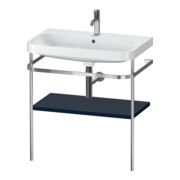 Duravit Möbelwaschtisch-Kombi Happy D.2 Plus 77,5x49cm, 1 HL, blau s-matt, m Konsole